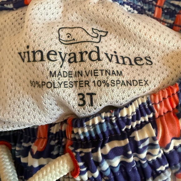 Vineyard Vines Printed Chappy Swim Trunks Sailing Ocean Reef 3T - Picture 3 of 4